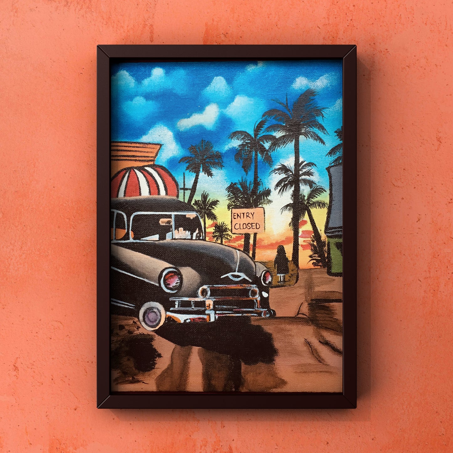 Framed Artistic Wall Art – Hand-Painted Canvas | Painters Paradise | Bizvaro