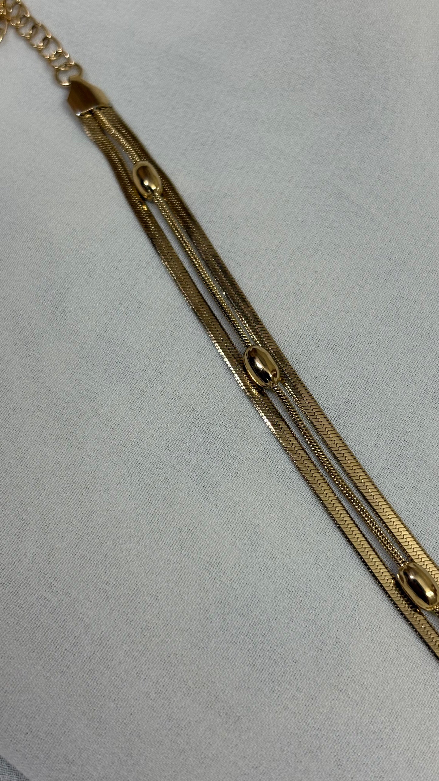 Gold Layered Chain Bracelet 'Glowstack' – Elegant & Minimalist | Bling Fling Anti-Tarnish, Waterproof, Hypoallergenic