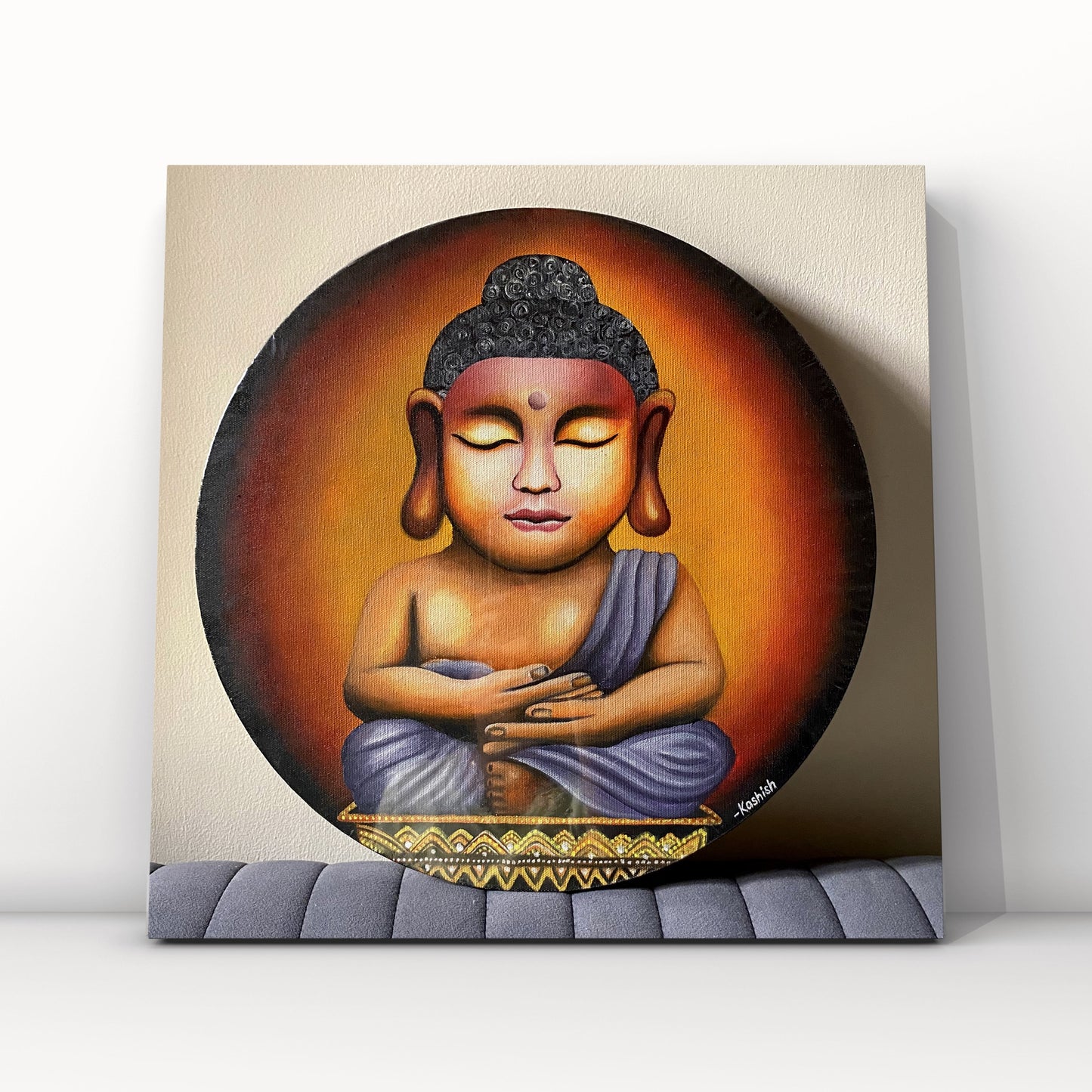 Spiritual Wall Art – Krishna Radha & Buddha Canvas Paintings | Painters Paradise | Bizvaro