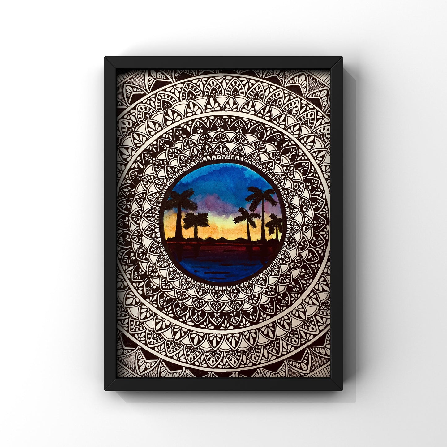 Handcrafted Mandala Art Prints – Premium Wall Decor | Painters Paradise | Bizvaro