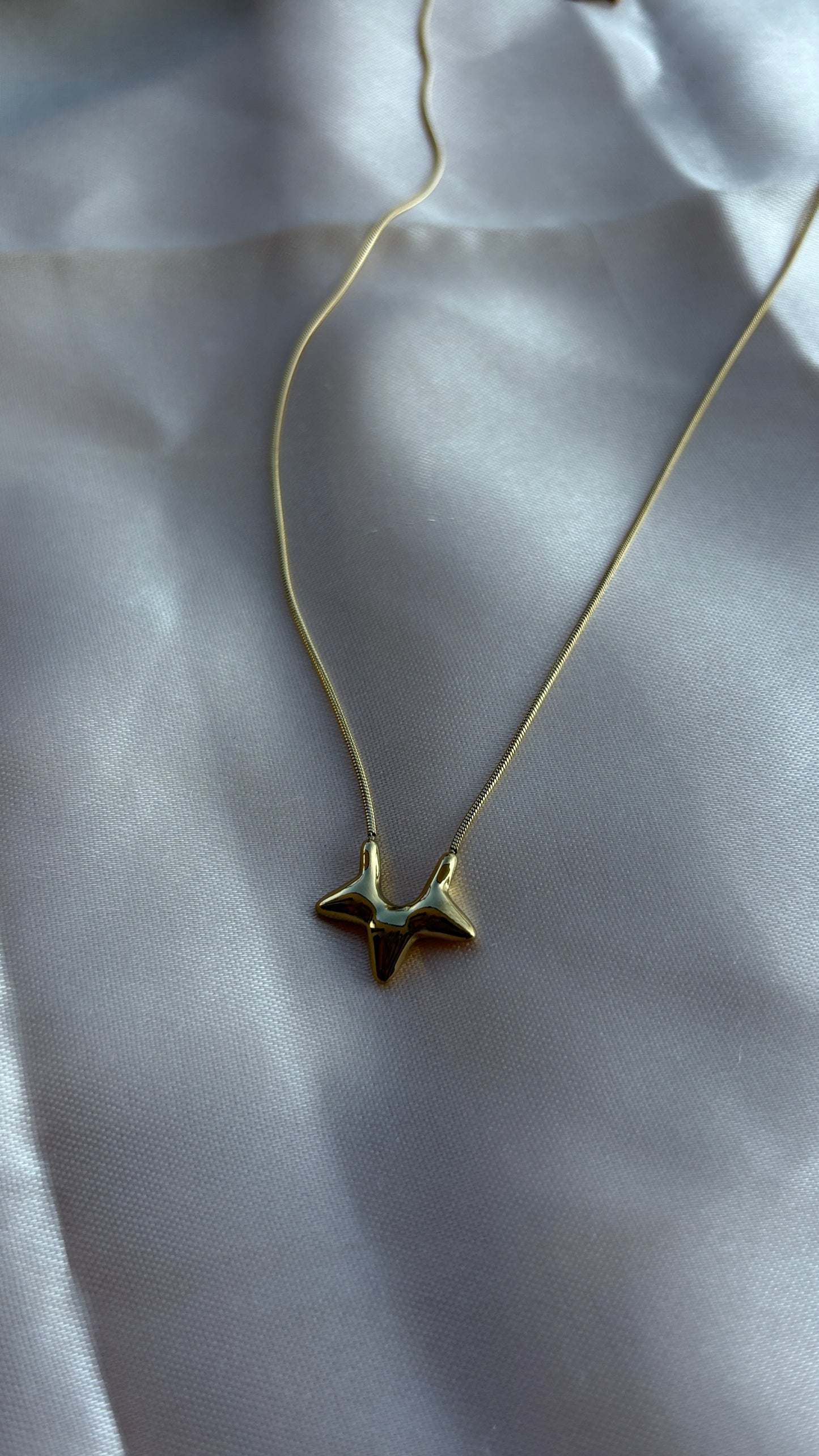 Star Necklace in Gold Finish | Minimal Chic Jewelry | Bling Fling | Bizvaro