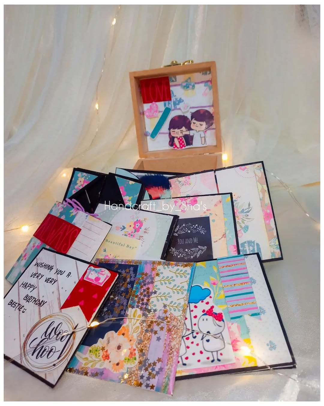 Custom Handmade Card Hamper Box | Handcraft by Shas | Bizvaro
