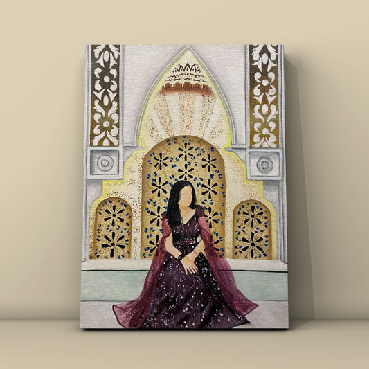 Custom Hand-Painted Portrait Canvas | Personalized Art Gift – Painters Paradise | Bizvaro