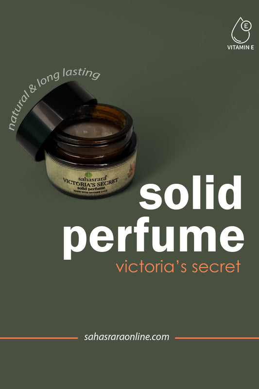 Sahasrara Victoria’s Secret Solid Perfume – Natural Long-Lasting Ayurvedic Fragrance | Bizvaro